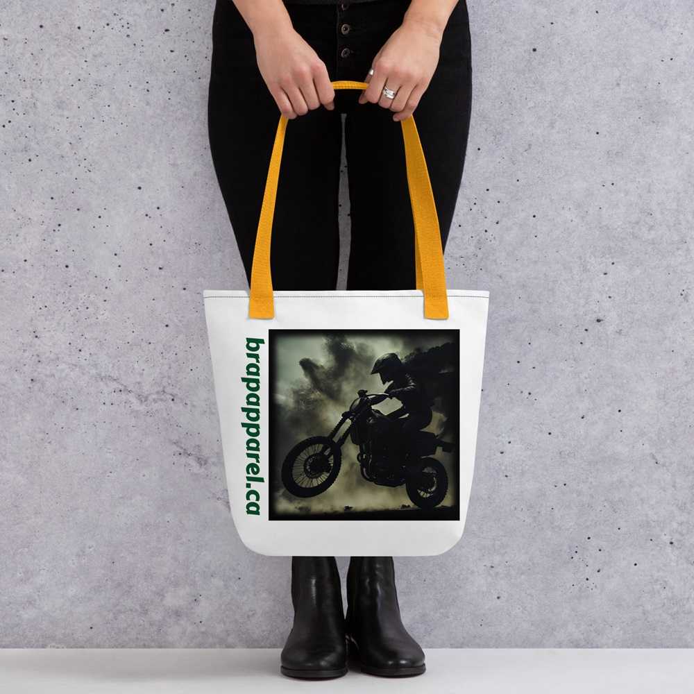BRAP Apparel Dark Rider Tote Bag - Image 6