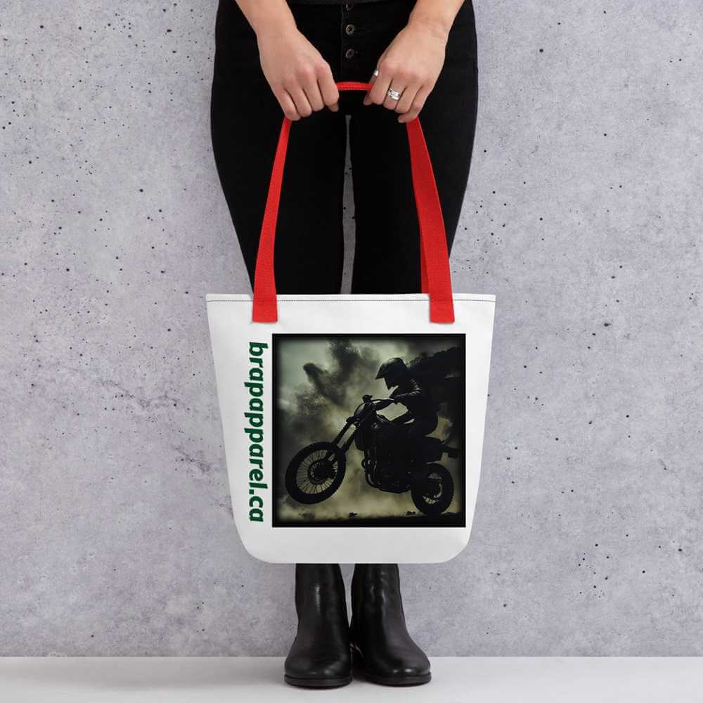 BRAP Apparel Dark Rider Tote Bag - Image 3
