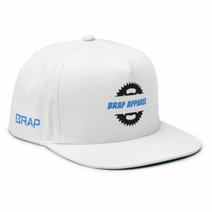 Brap Sprocket Logo Flat Bill Cap