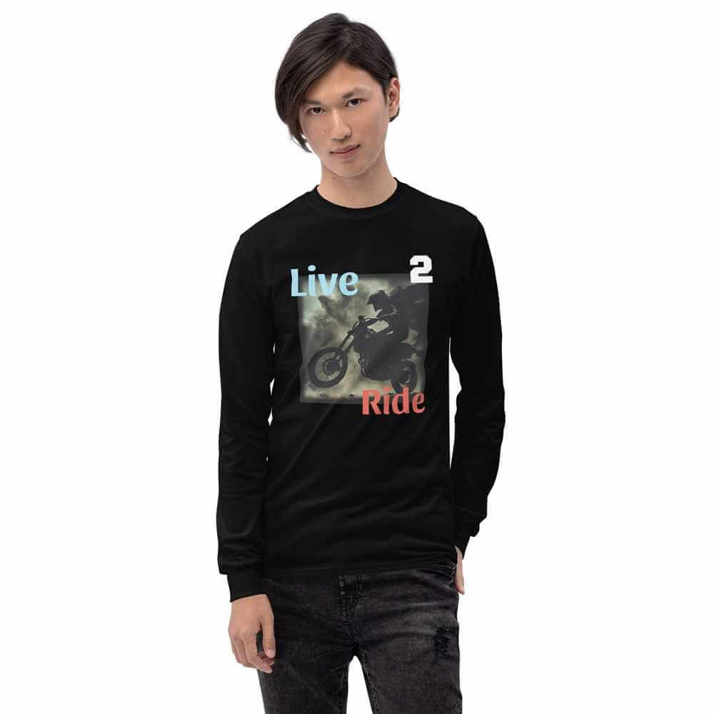 Live 2 Ride Men’s Long Sleeve Shirt - Image 2
