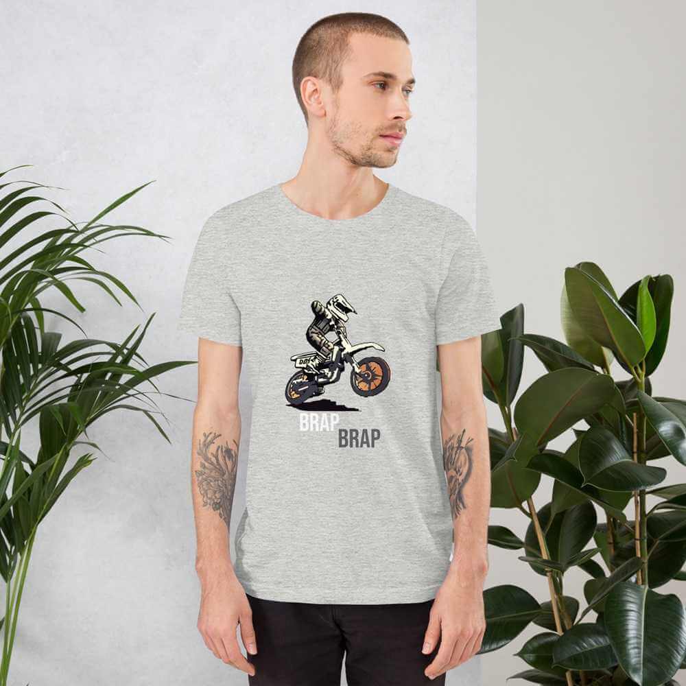 BRAP 8 Bit Rider Comfortable Tee - Image 3