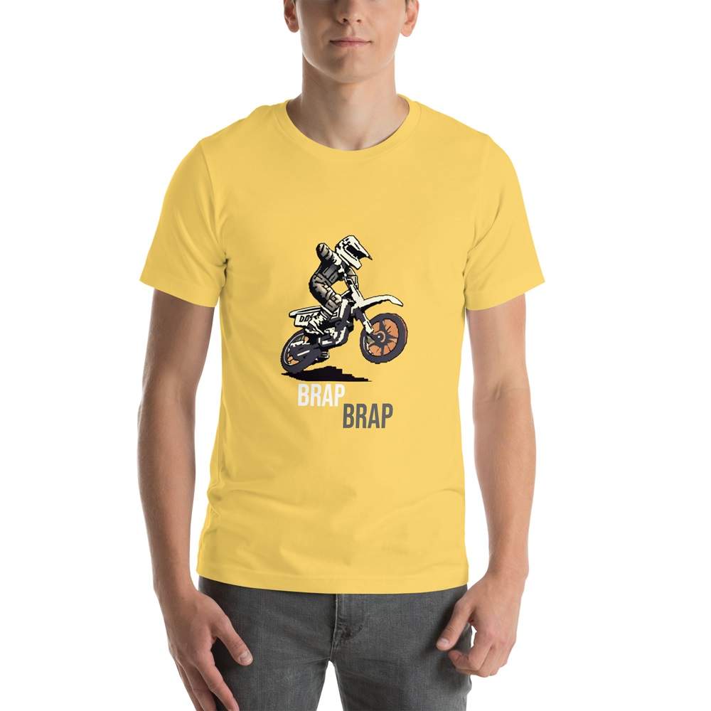 BRAP 8 Bit Rider Comfortable Tee - Image 5