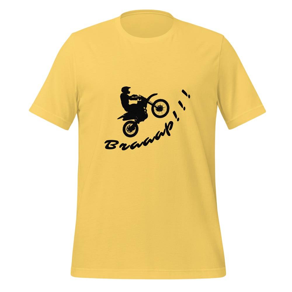 Braaap Dirt Bike Silhouette Unisex t-shirt - Image 2